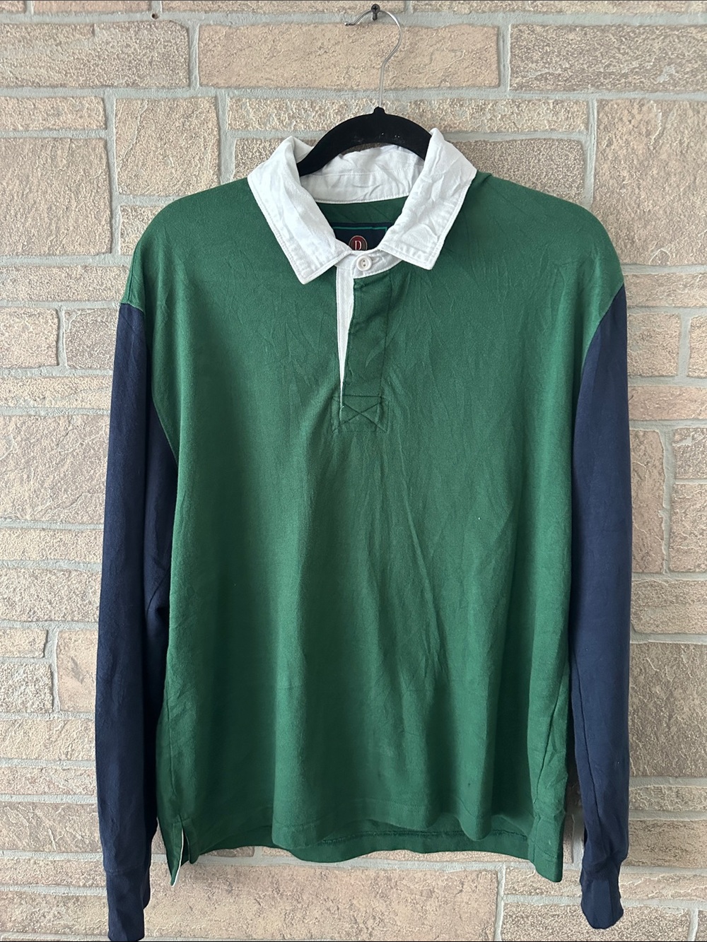 Abercrombie x Danzy Design Studio Long-Sleeve Danzy Rugby Polo XS